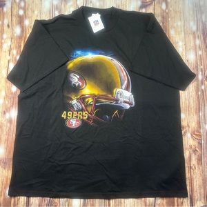 NWT Vintage San Francisco 49ers Men’s Tshirt Size 2X Black